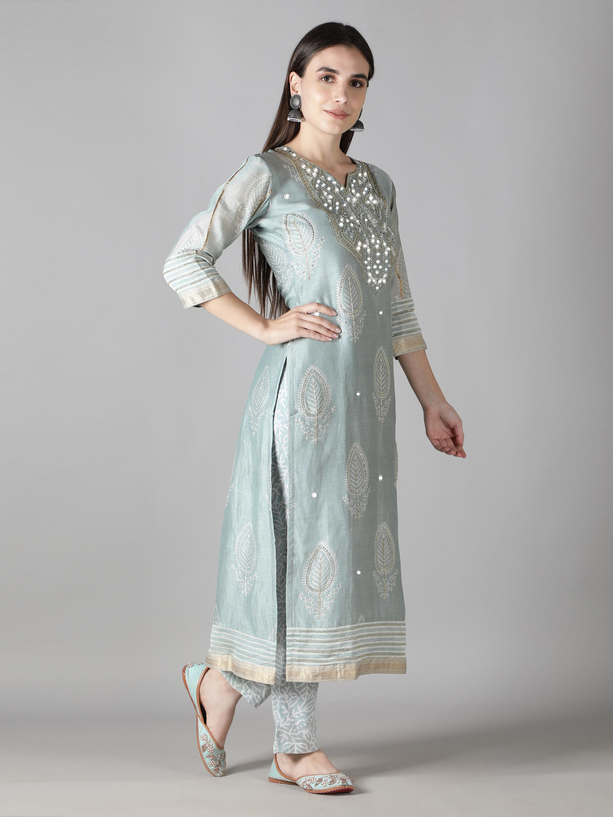 Grey Melody Kurta Set