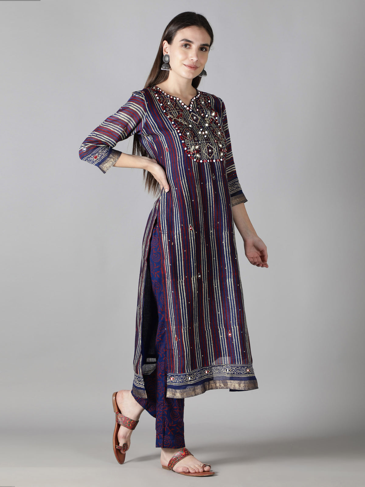 Symphony in Stripes Kurta Set