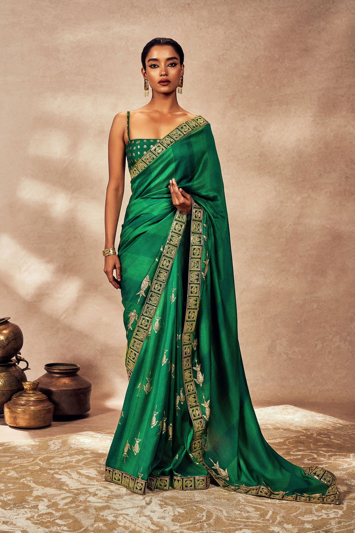 GREEN MYSTIC SAREE