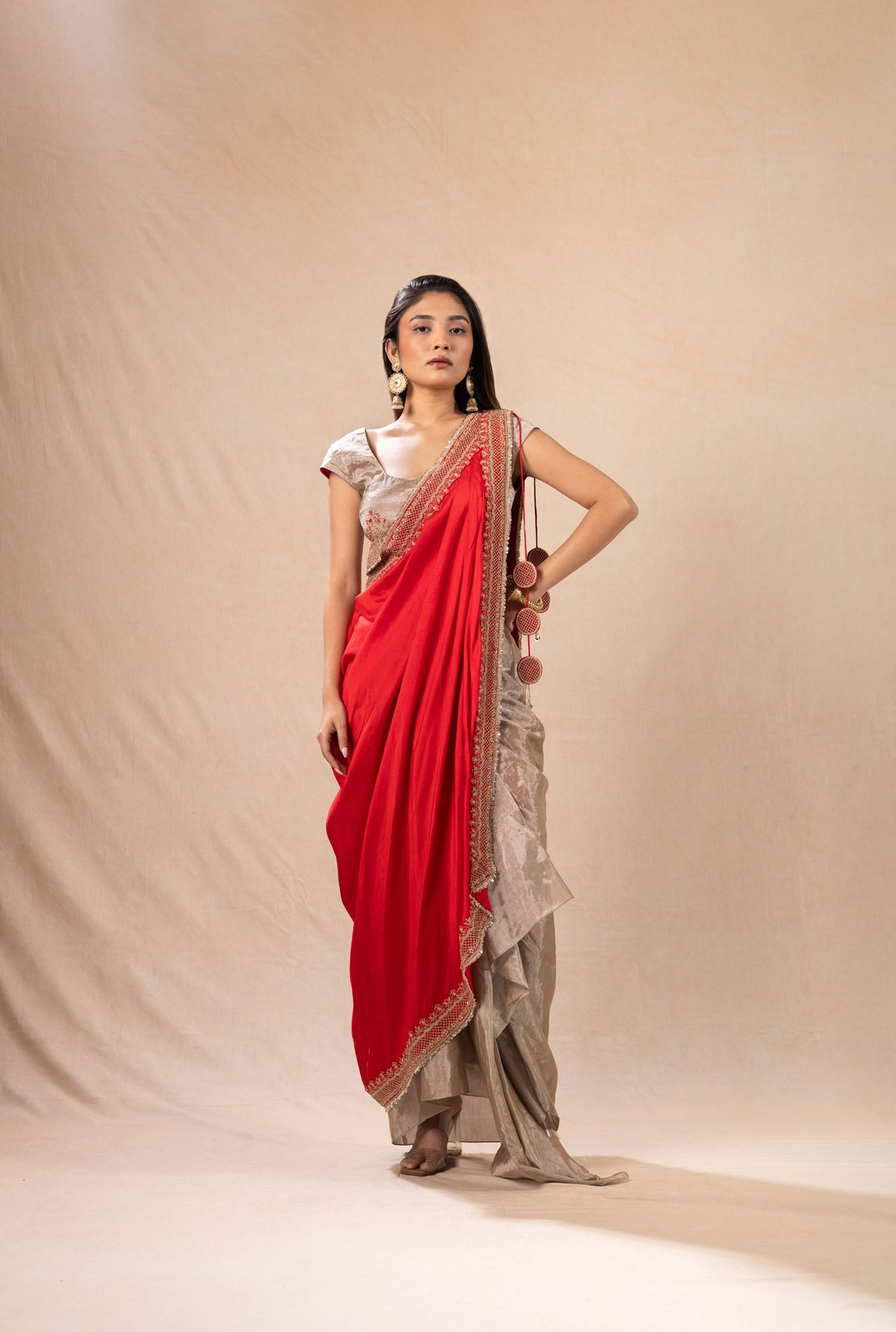 Drape Tissue Saree